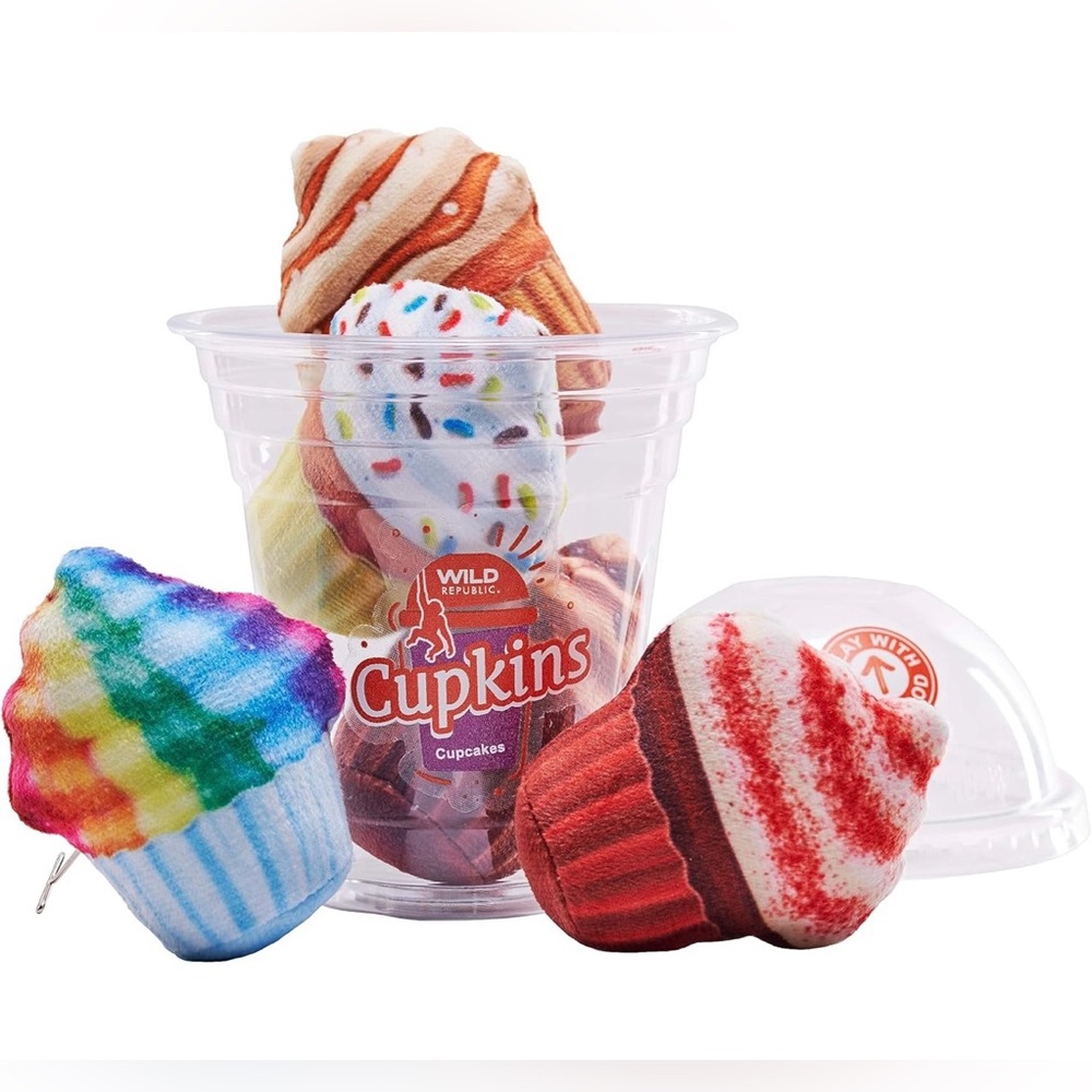 Wild Republic Cupkins Stuffed Toy Cupcakes New in Package